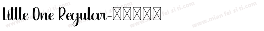 Little One Regular字体转换